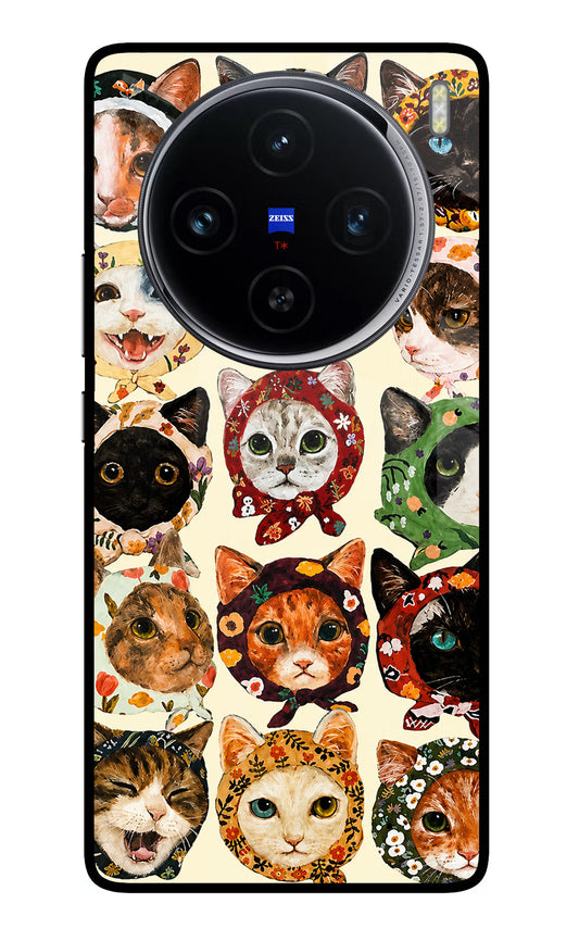 Cool Cat Vivo X100 Glass Case