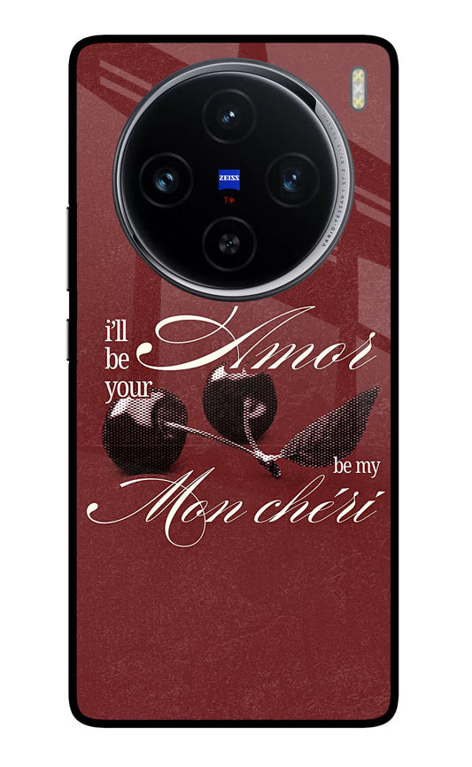 Velvet Cherry Vivo X100 Glass Case