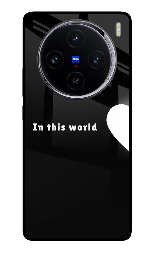 This World Vivo X100 Glass Case