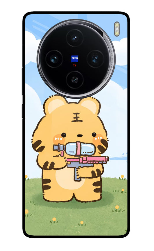 Tiger Treat Vivo X100 Glass Case