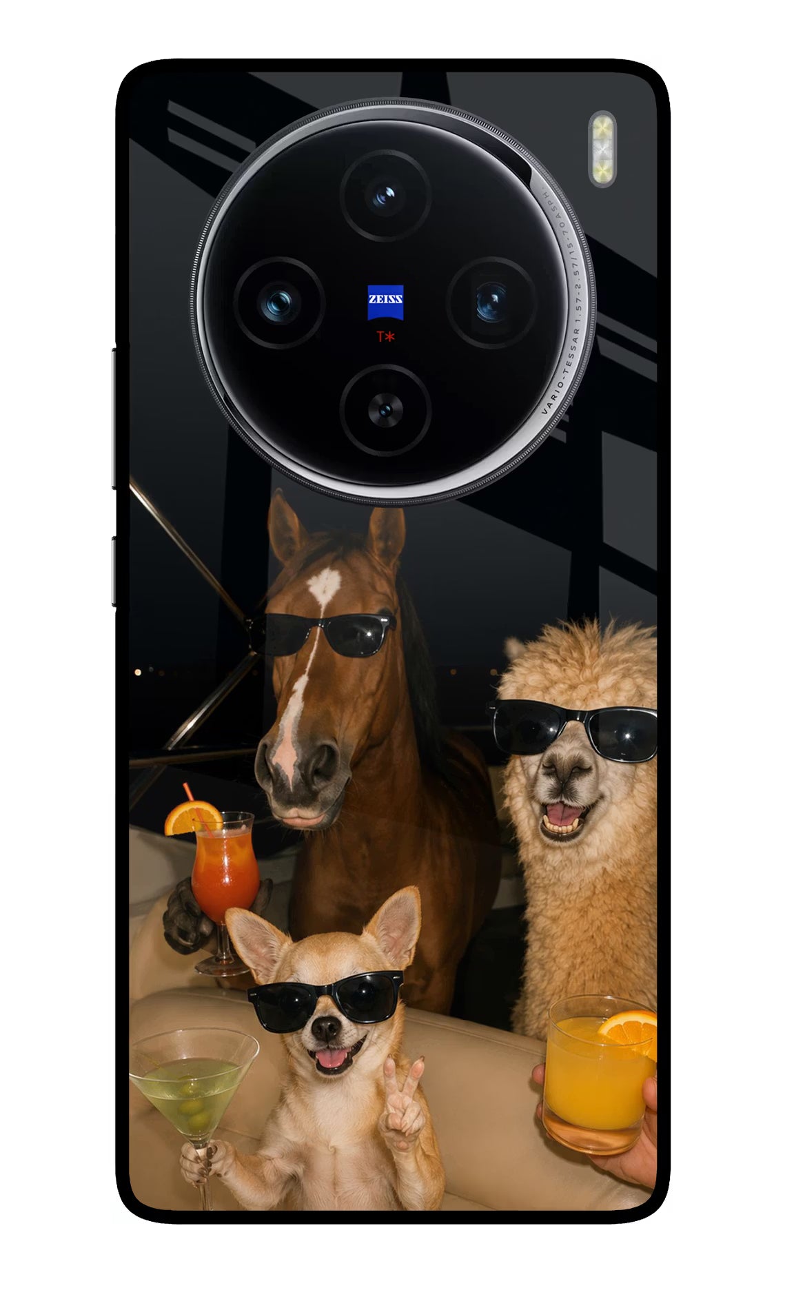 Party Squad Vivo X100 Glass Case