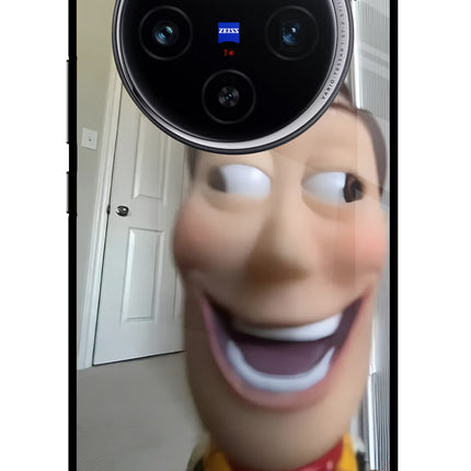 Side Eye Woody Vivo X100 Glass Case