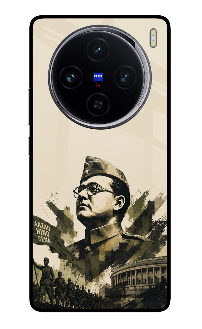 Netaji Rising Vivo X100 Glass Case