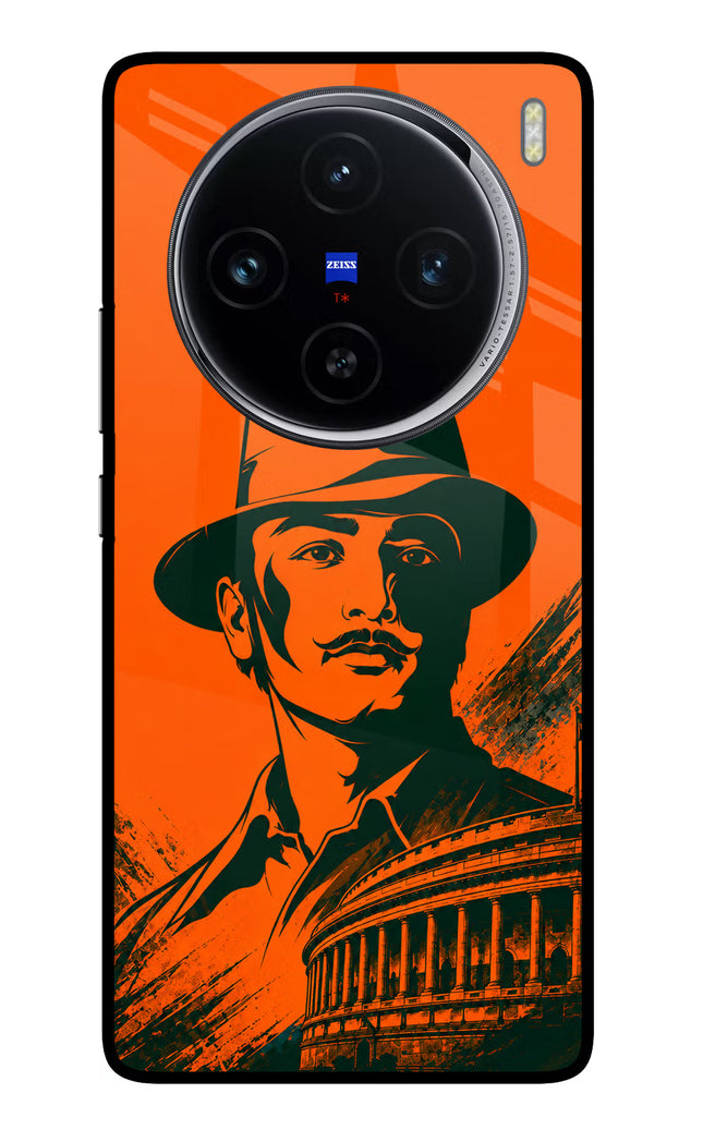 Bhagat Singh Legacy Vivo X100 Glass Case
