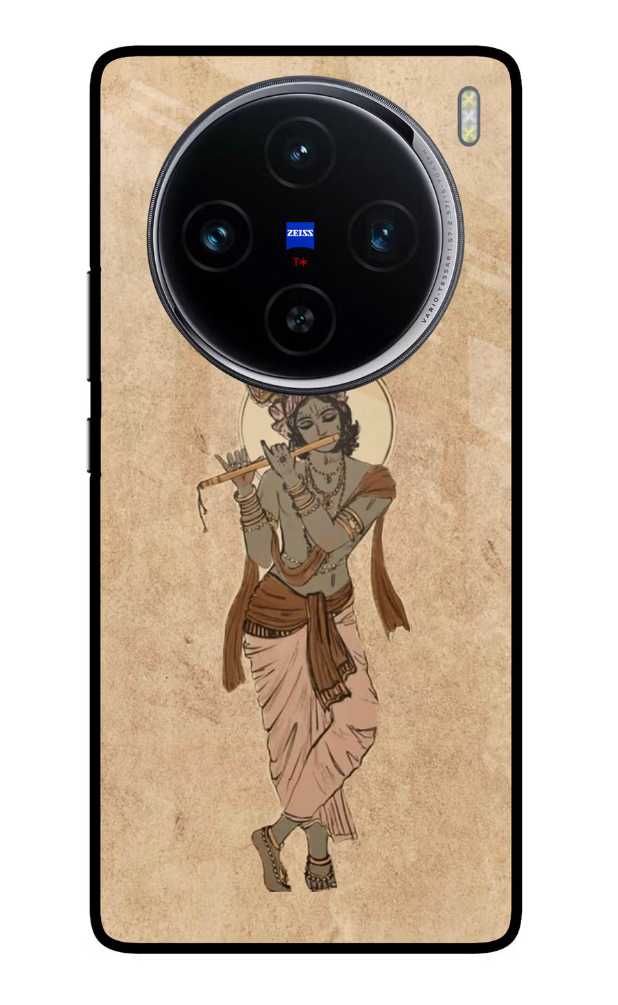Krishna Vivo X100 Back Cover, Glass case