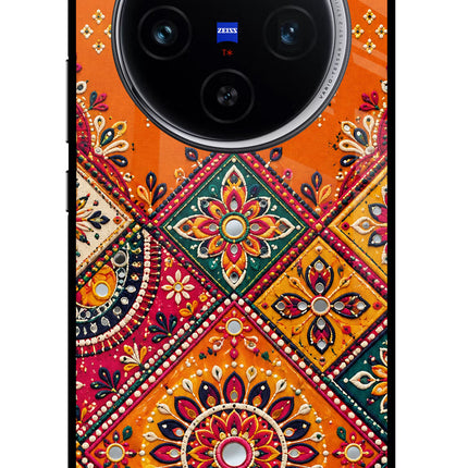 Kutch Glow Vivo X100 Glass Case