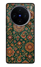 Green Pataka Vivo X100 Glass Case