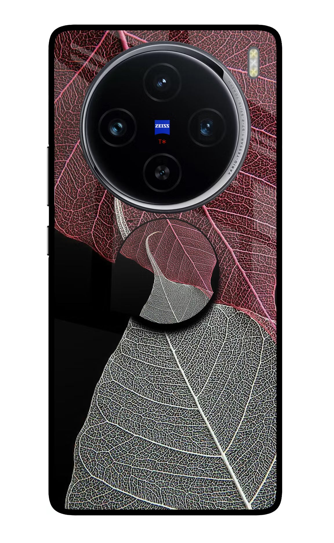 Leaf Pattern Vivo X100 Pop Case by Casekaro
