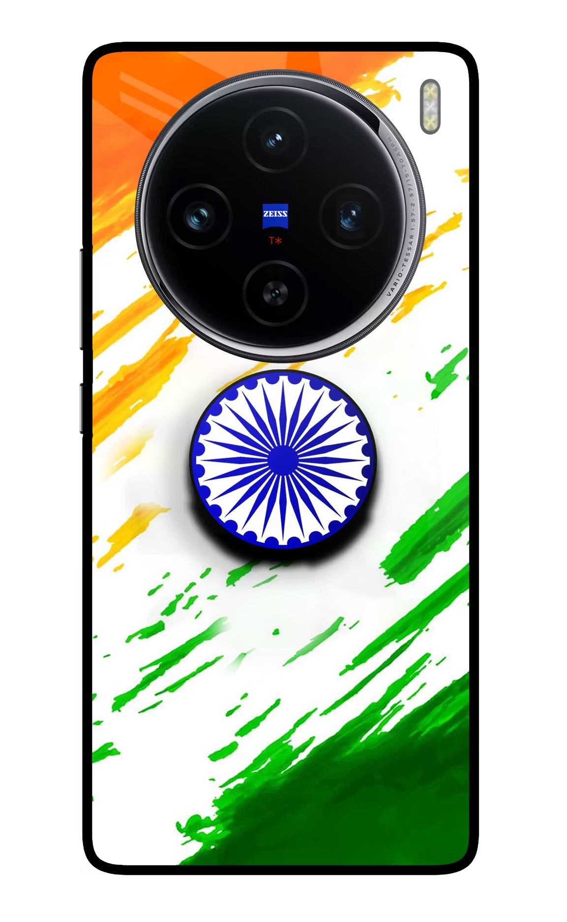 Indian Flag Ashoka Chakra Vivo X100 Pop Case by Casekaro