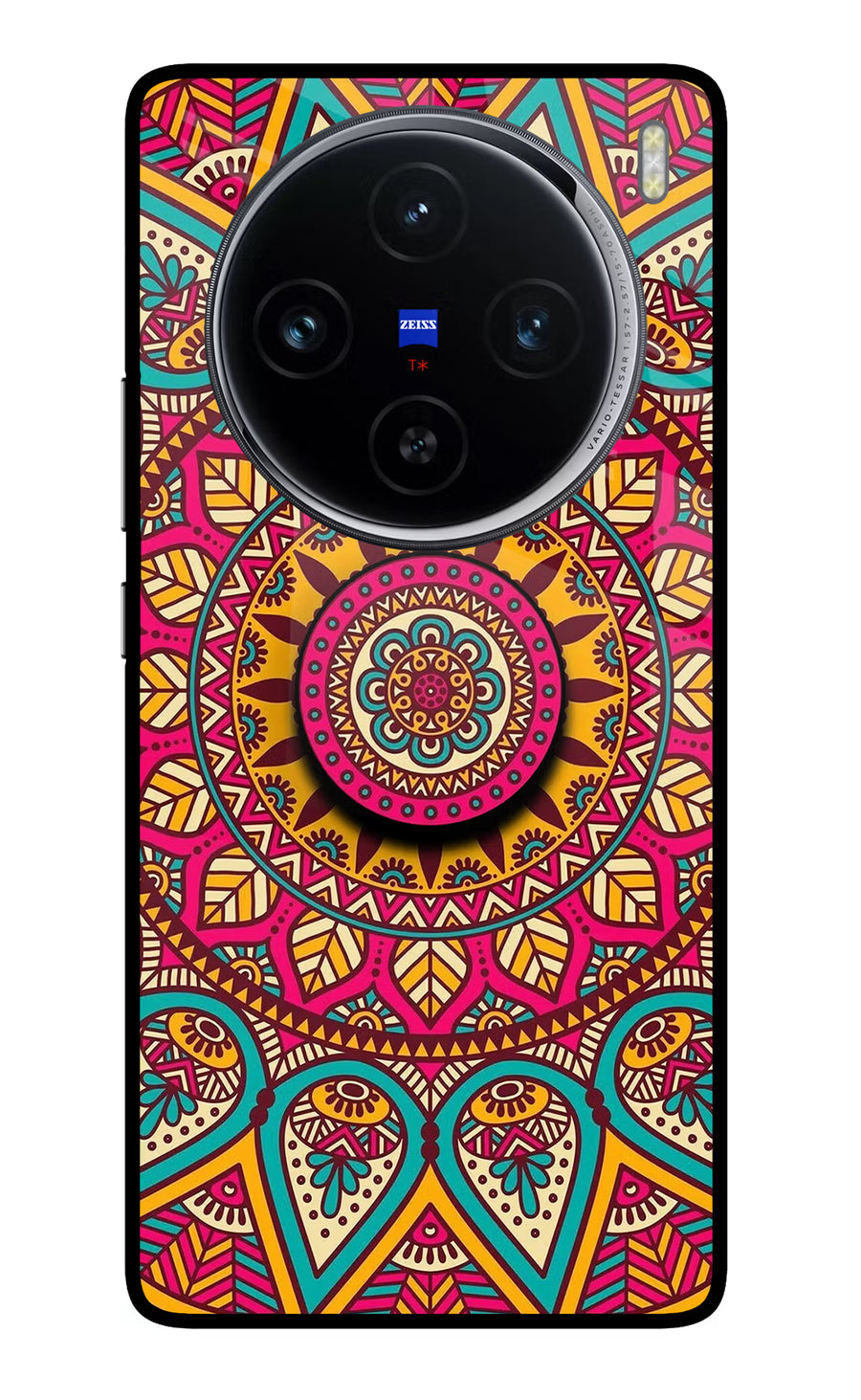 Mandala Vivo X100 Pop Case, Glass case