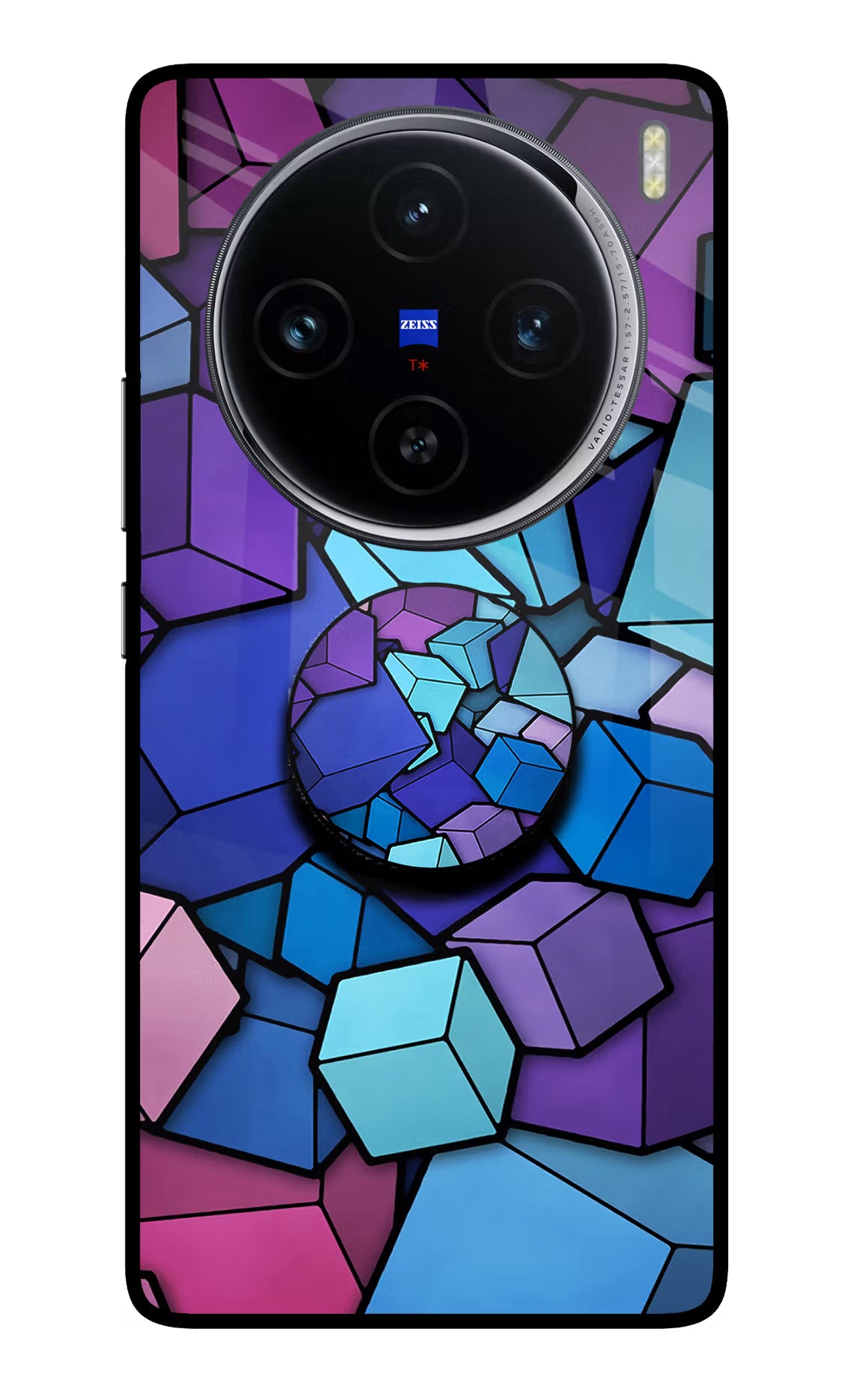 Cubic Abstract Vivo X100 Pop Case by Casekaro