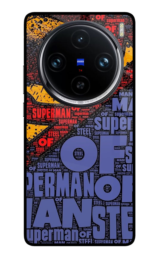 Superman Vivo X100 Pro Glass Case