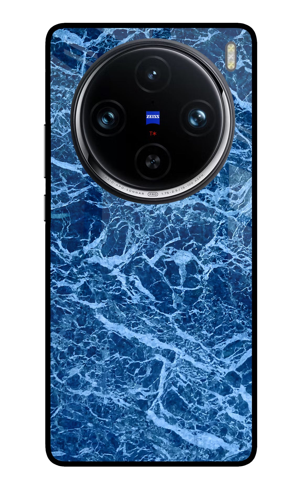Blue Marble Vivo X100 Pro Glass Case Back Cover by Casekaro