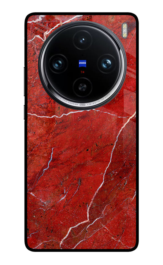 Red Marble Design Vivo X100 Pro Glass Case