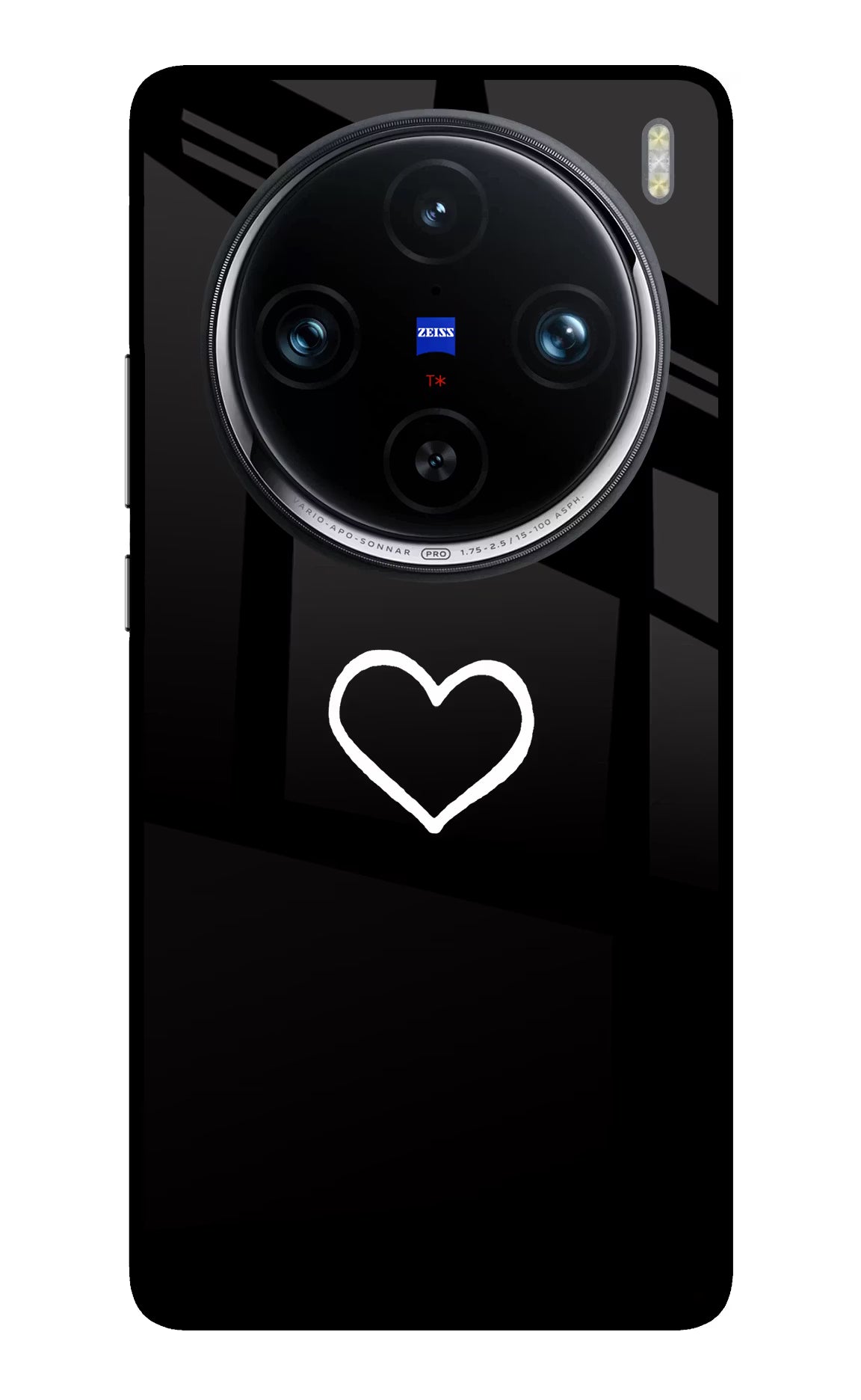 Heart Vivo X100 Pro Glass Case