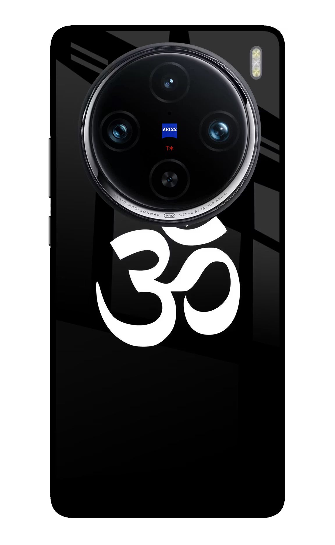 Om Vivo X100 Pro Glass Case Back Cover by Casekaro