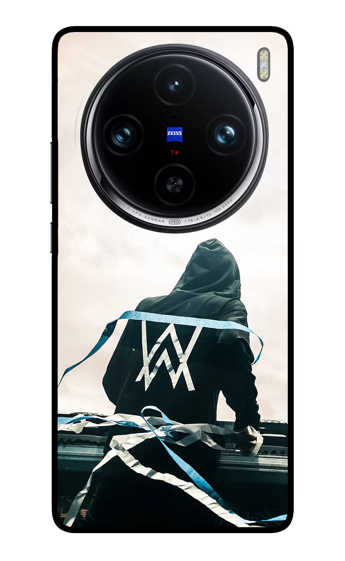 Alan Walker Vivo X100 Pro Glass Case Back Cover by Casekaro