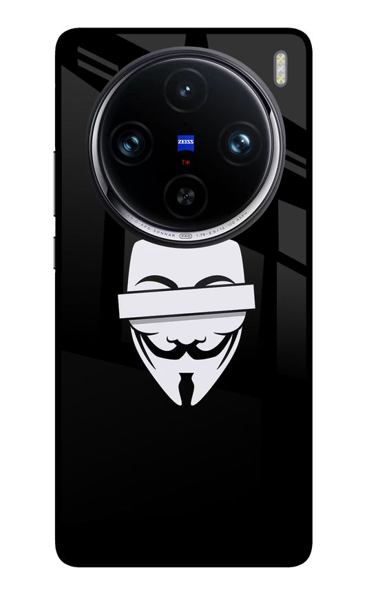 Anonymous Face Vivo X100 Pro Glass Case