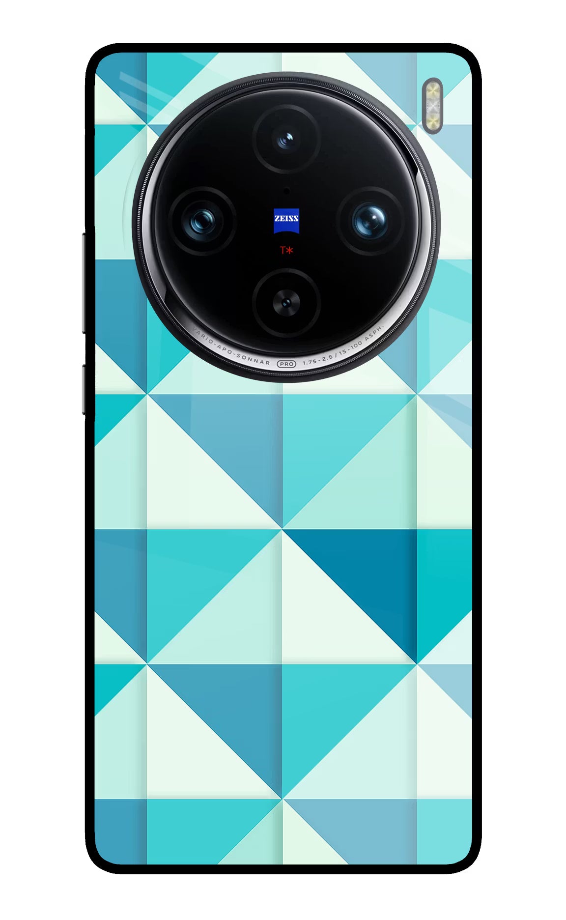Abstract Vivo X100 Pro Glass Case Back Cover by Casekaro
