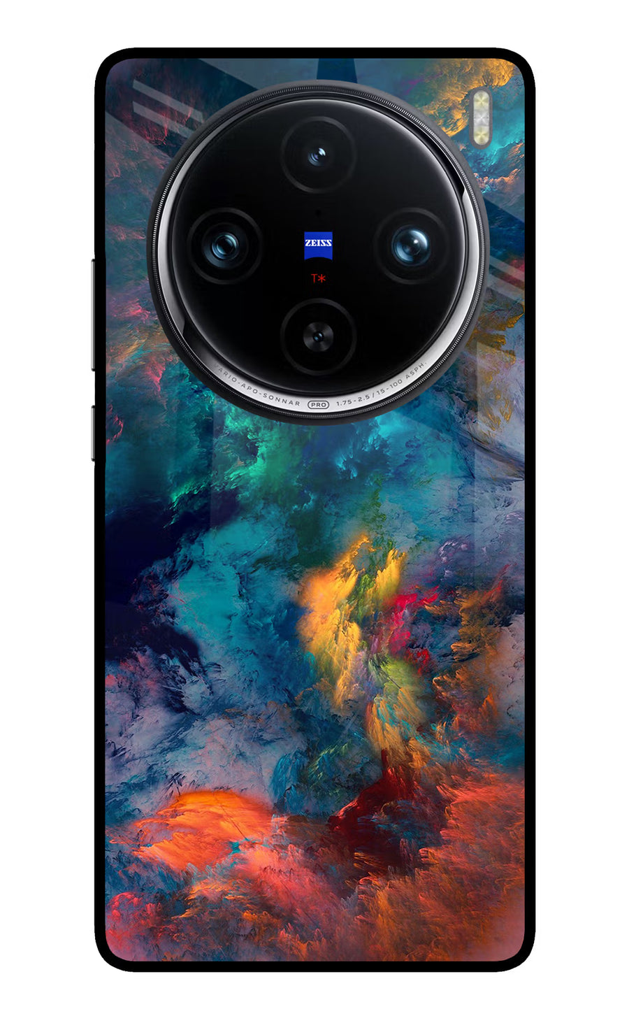 Artwork Paint Vivo X100 Pro Back Cover, Glass case