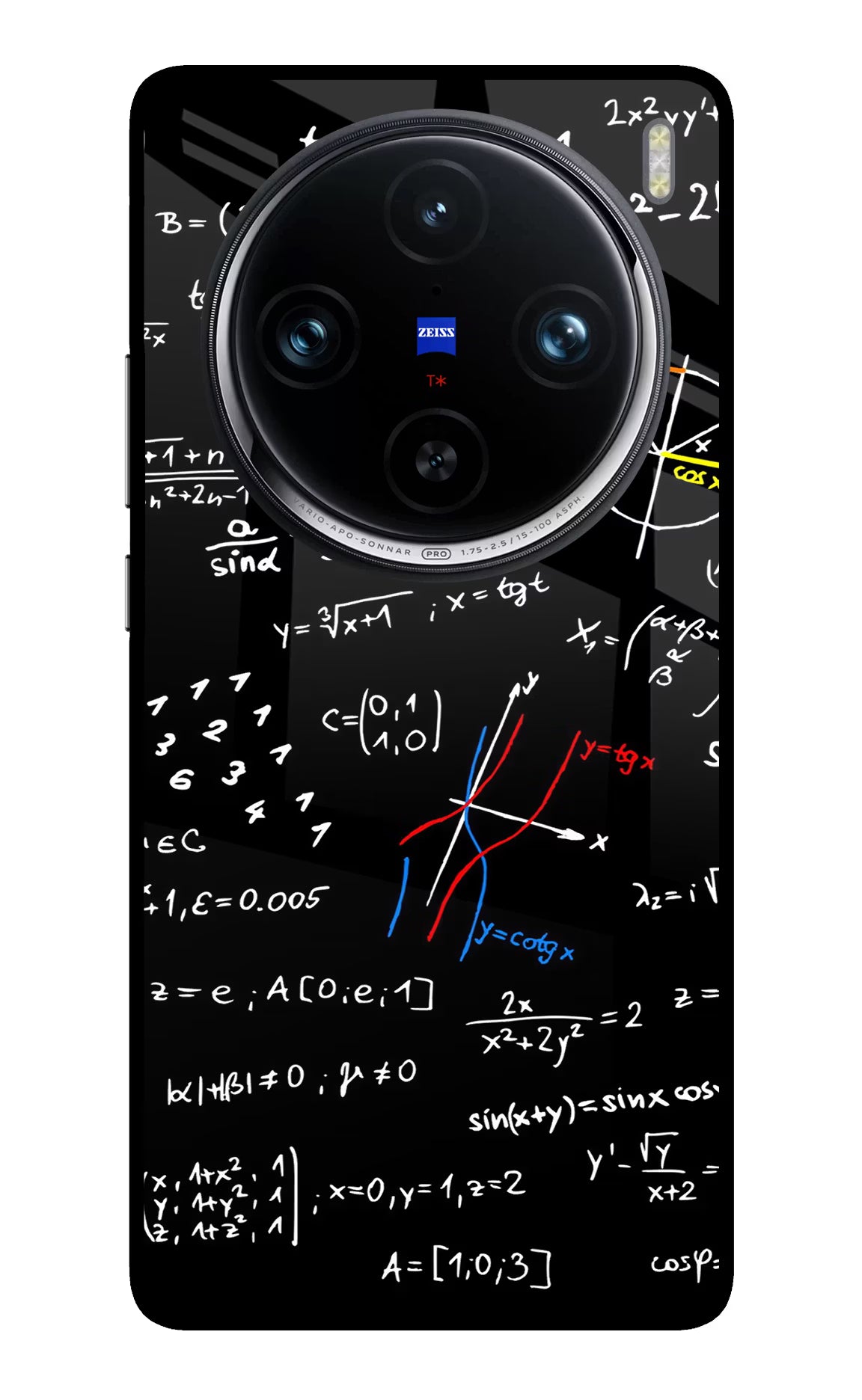 Mathematics Formula Vivo X100 Pro Glass Case Back Cover by Casekaro