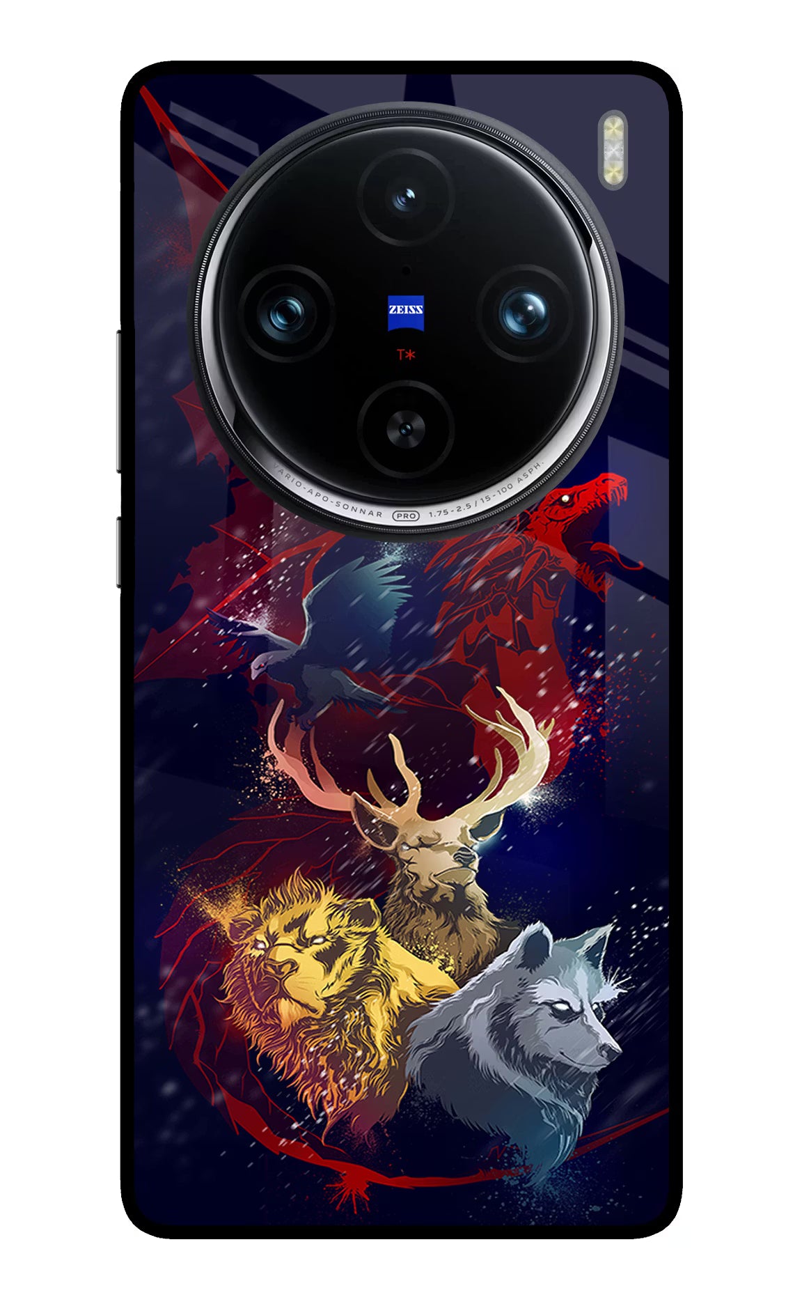 Game Of Thrones Vivo X100 Pro Glass Case Back Cover by Casekaro