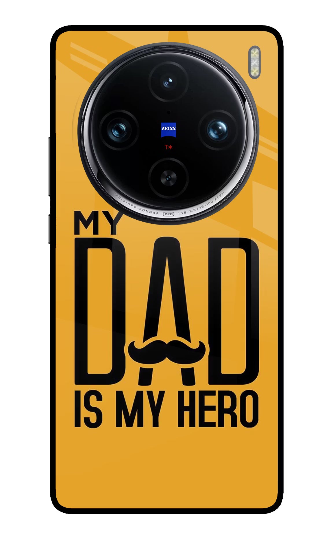 My Dad Is My Hero Vivo X100 Pro Glass Case