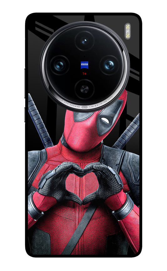 Deadpool Vivo X100 Pro Glass Case