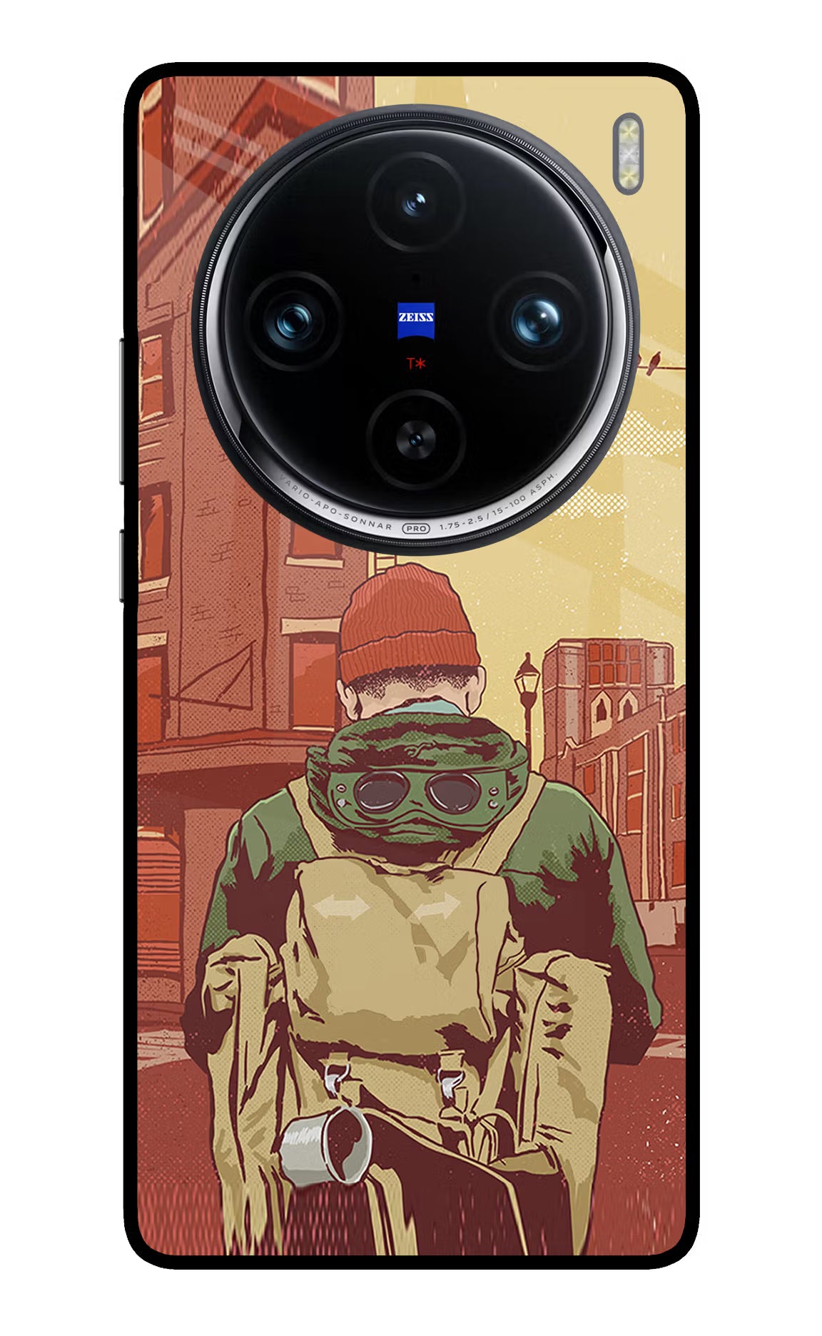 Adventurous Vivo X100 Pro Glass Case Back Cover by Casekaro