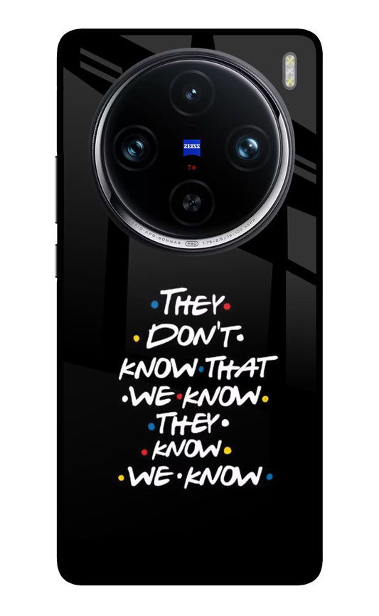 FRIENDS Dialogue Vivo X100 Pro Glass Case