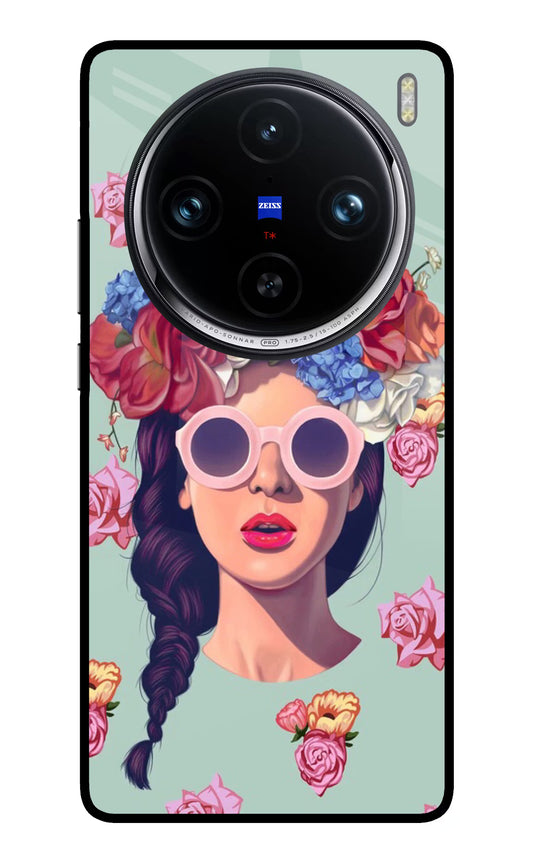 Pretty Girl Vivo X100 Pro Glass Case