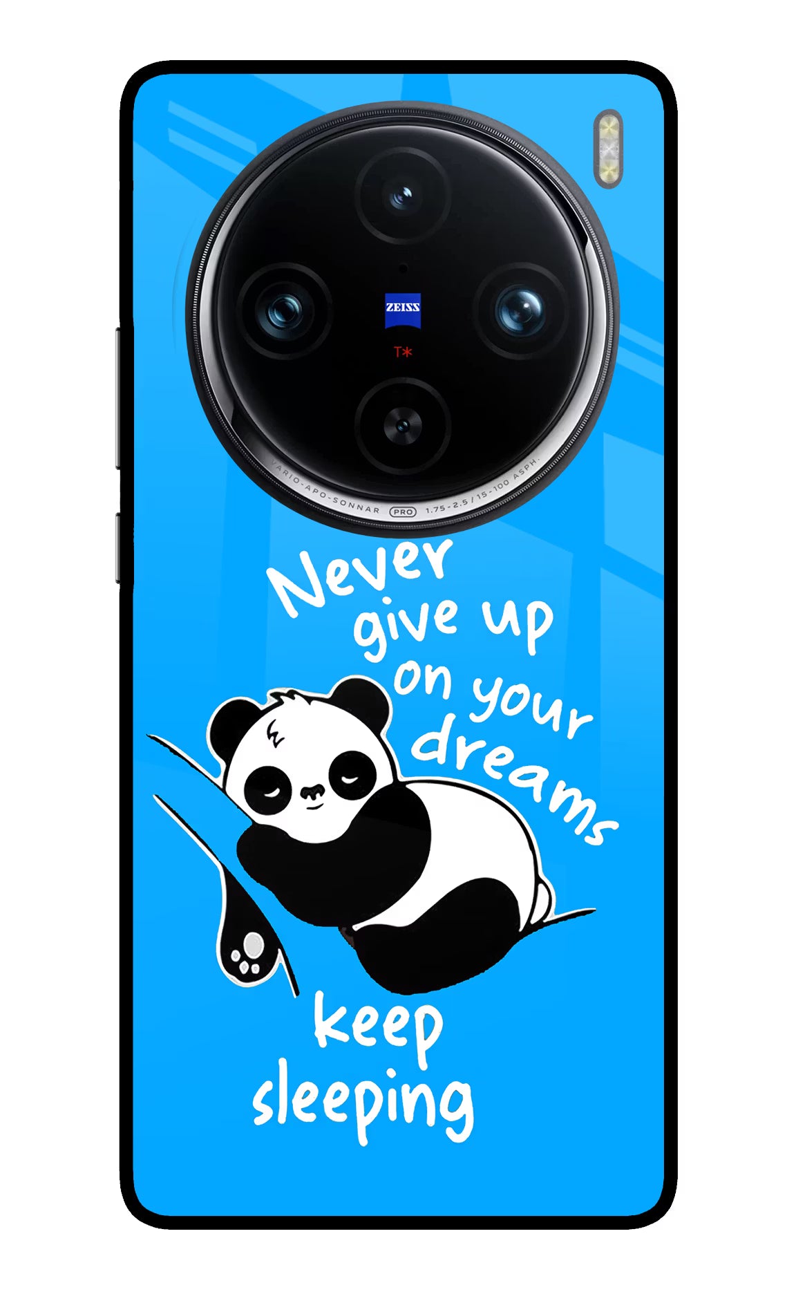 Keep Sleeping Vivo X100 Pro Glass Case Back Cover by Casekaro