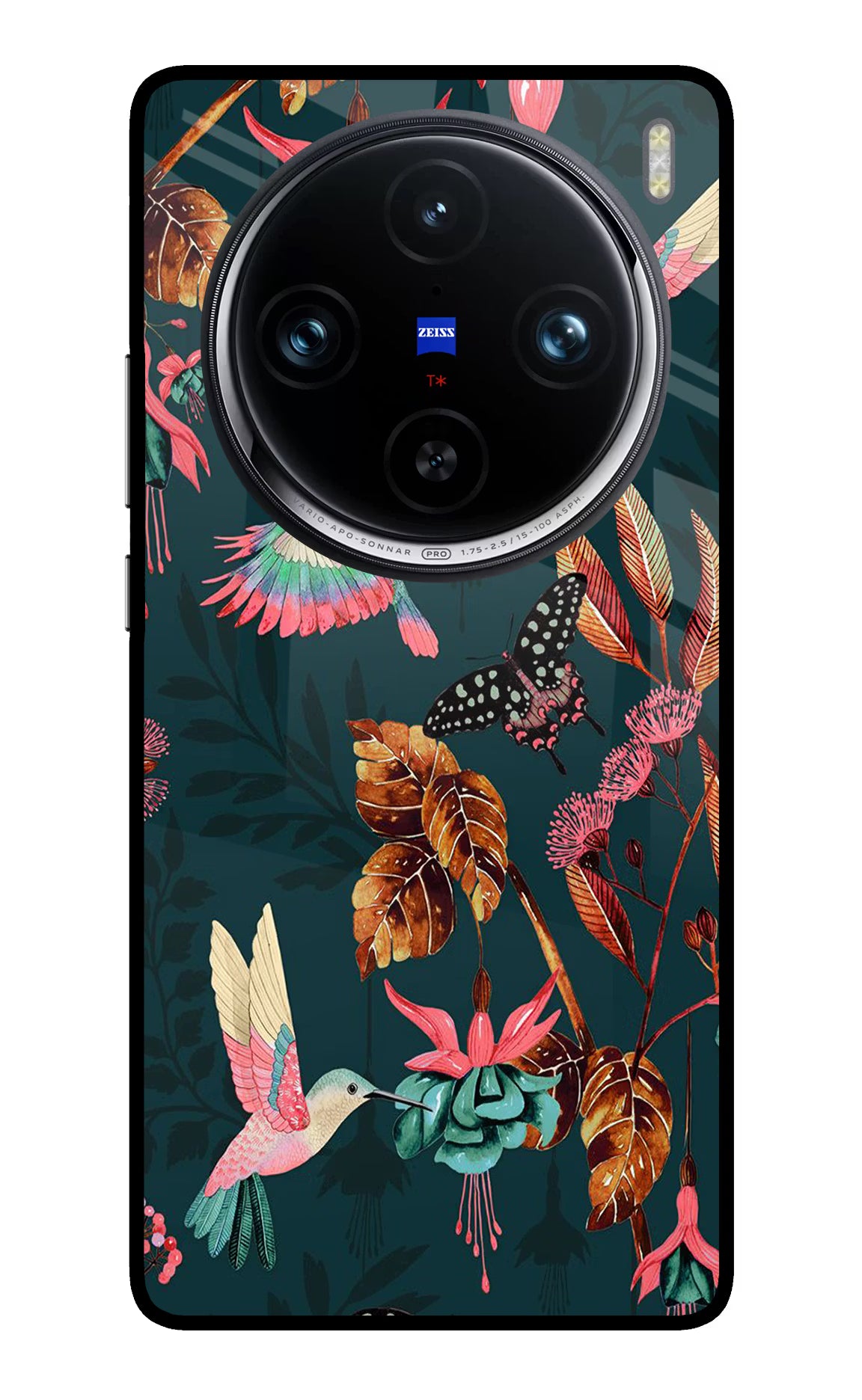 Birds Vivo X100 Pro Glass Case Back Cover by Casekaro