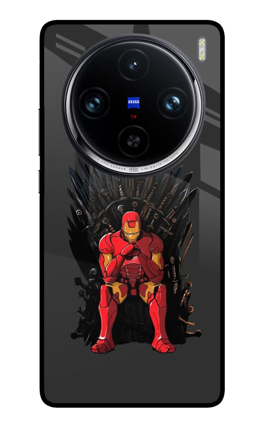 Ironman Throne Vivo X100 Pro Glass Case