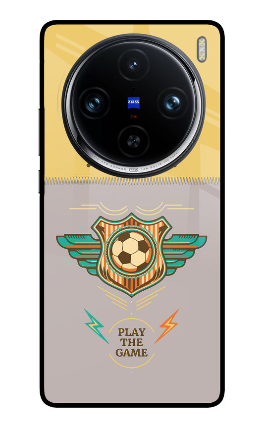 Football Vivo X100 Pro Glass Case