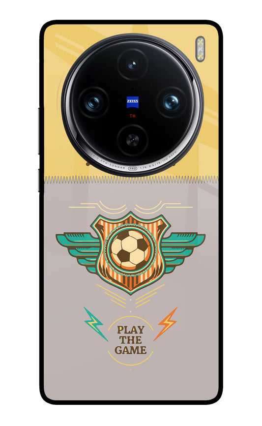 Football Vivo X100 Pro Glass Case