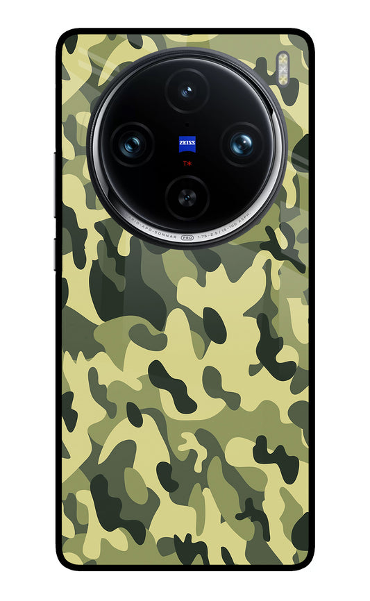 Camouflage Vivo X100 Pro Glass Case