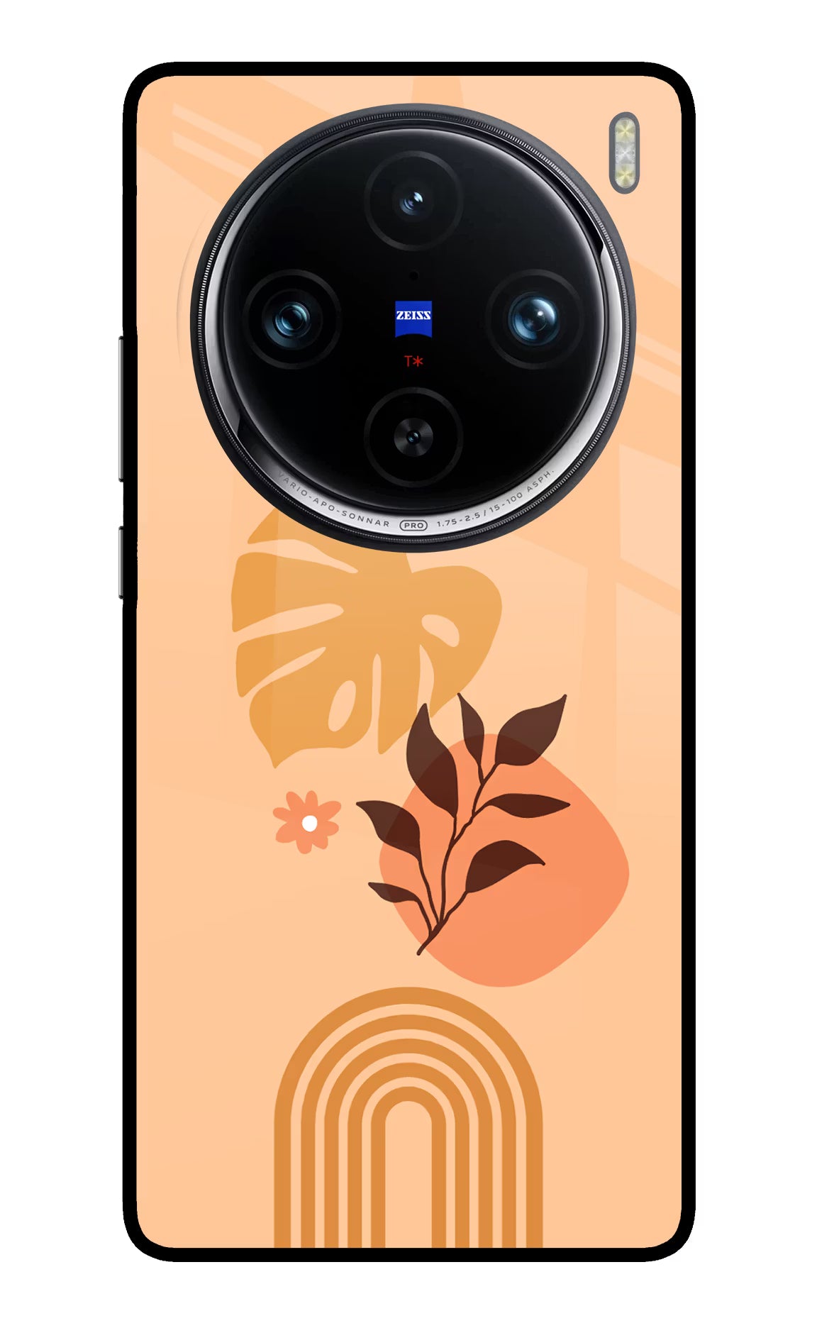 Bohemian Art Vivo X100 Pro Glass Case Back Cover by Casekaro