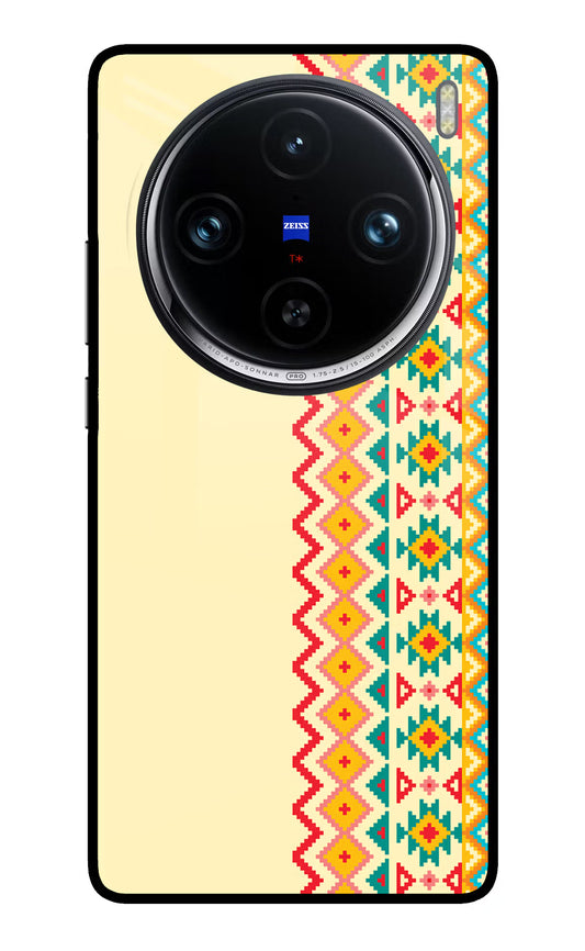 Ethnic Seamless Vivo X100 Pro Glass Case