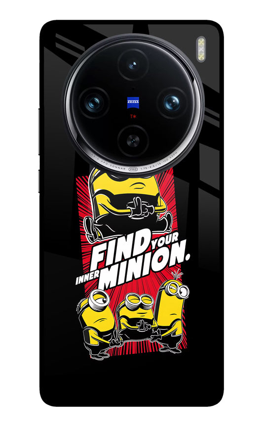 Find your inner Minion Vivo X100 Pro Glass Case