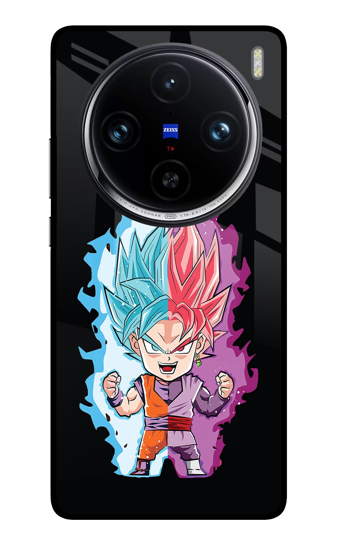 Chota Goku Vivo X100 Pro Glass Case Back Cover by Casekaro
