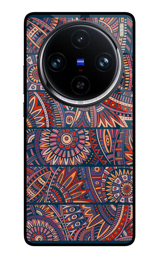 African Culture Design Vivo X100 Pro Glass Case
