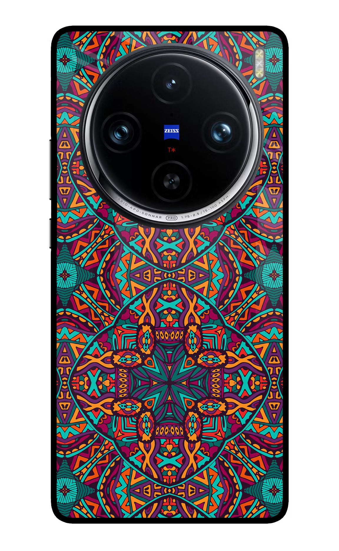 Colour Mandala Vivo X100 Pro Glass Case Back Cover by Casekaro