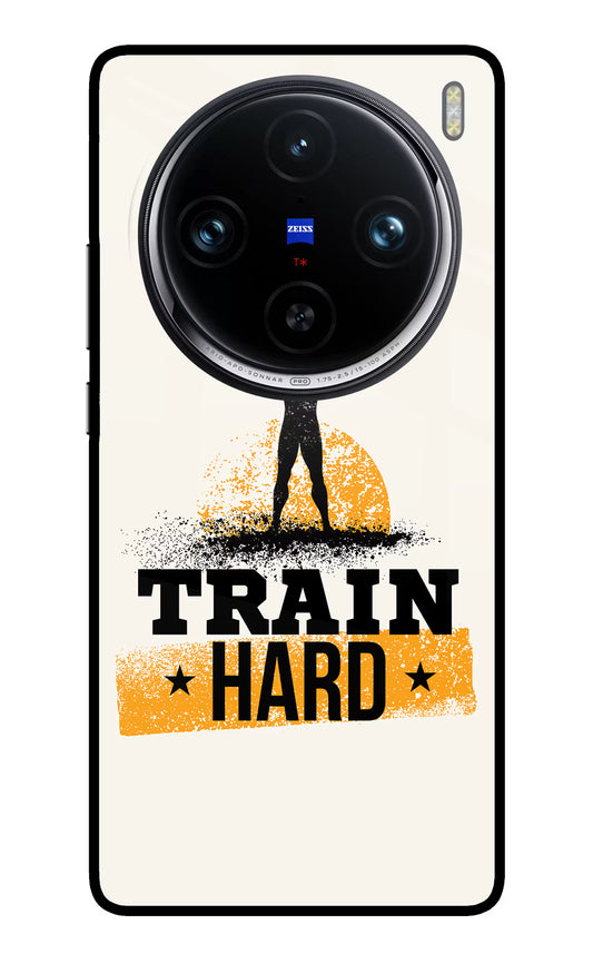 Train Hard Vivo X100 Pro Glass Case