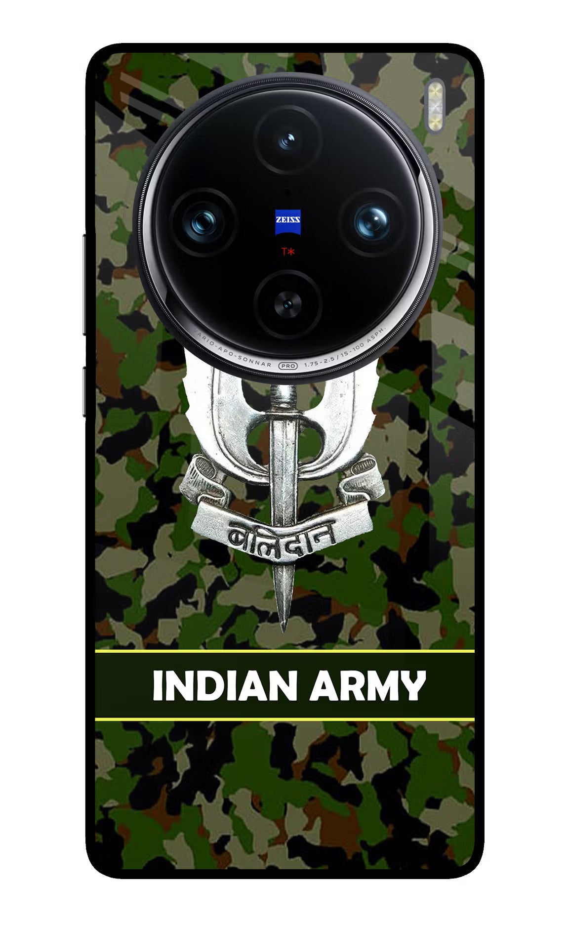 Balidan Indian Logo Vivo X100 Pro Glass Case Back Cover by Casekaro