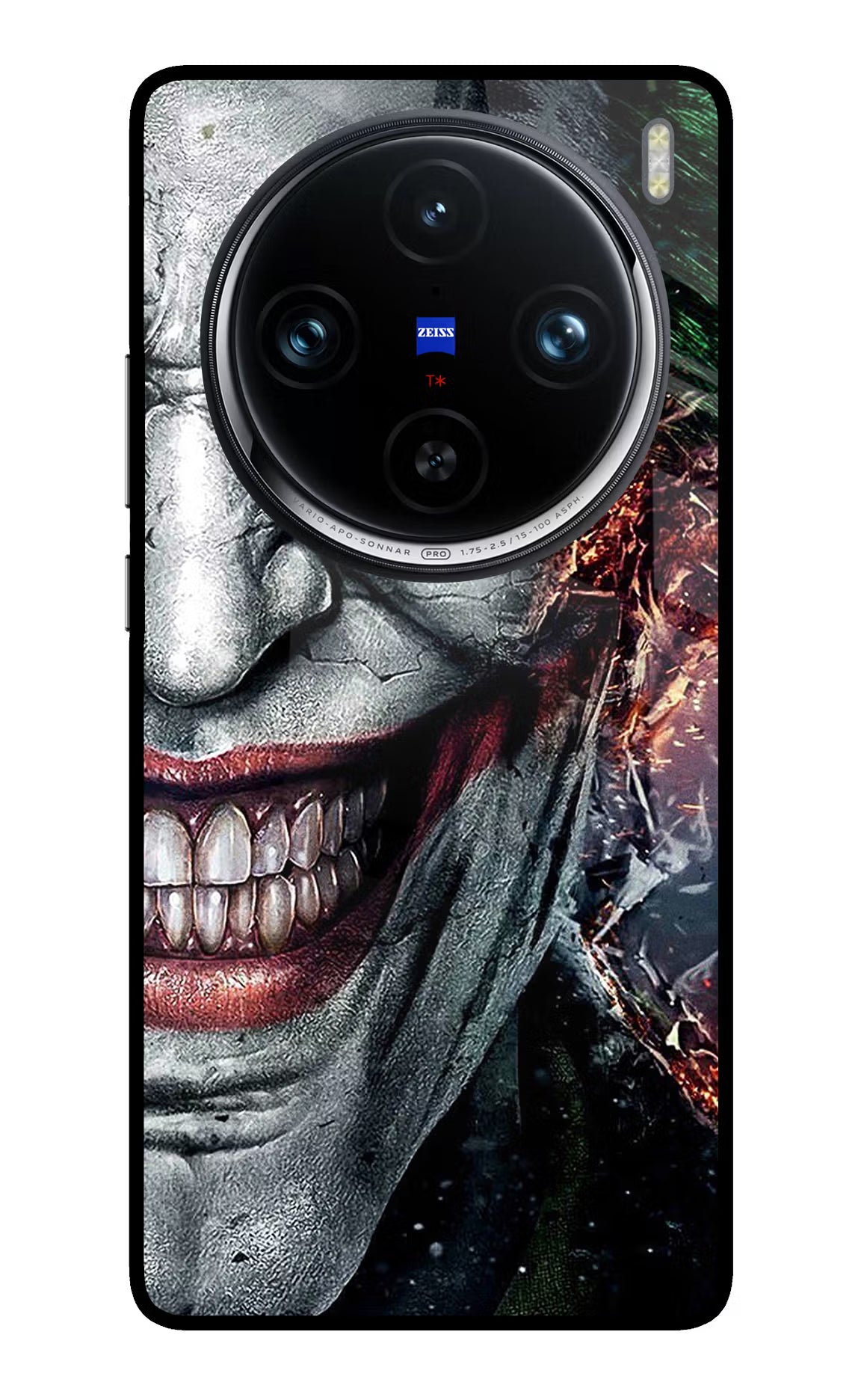 Joker Cam Vivo X100 Pro Glass Case Back Cover by Casekaro