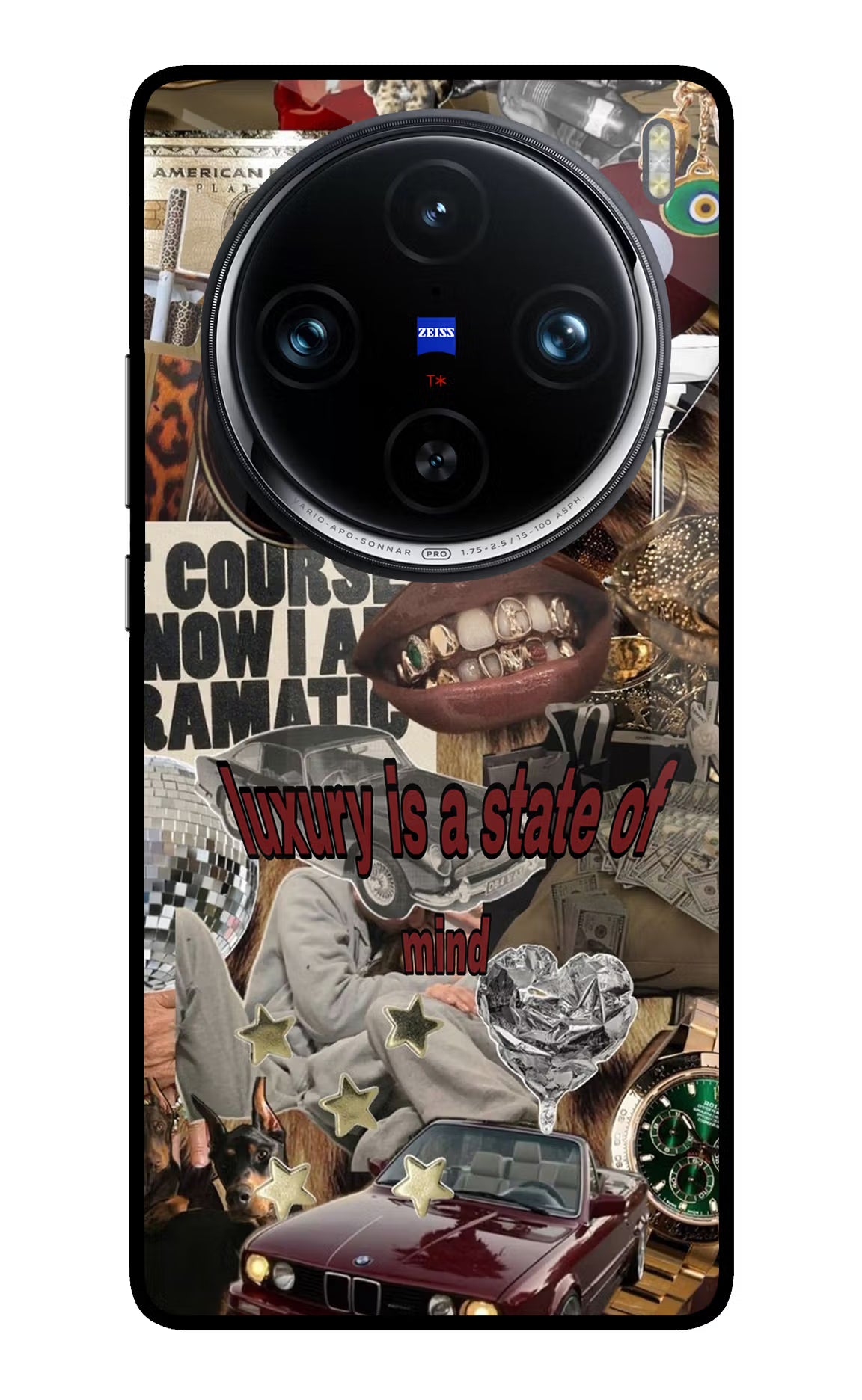 Luxury Vivo X100 Pro Glass Case Back Cover by Casekaro