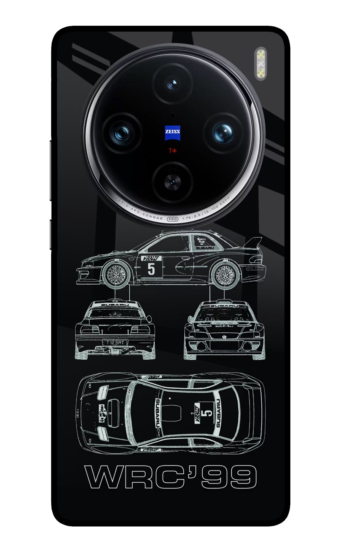 WRC'99 Vivo X100 Pro Glass Case