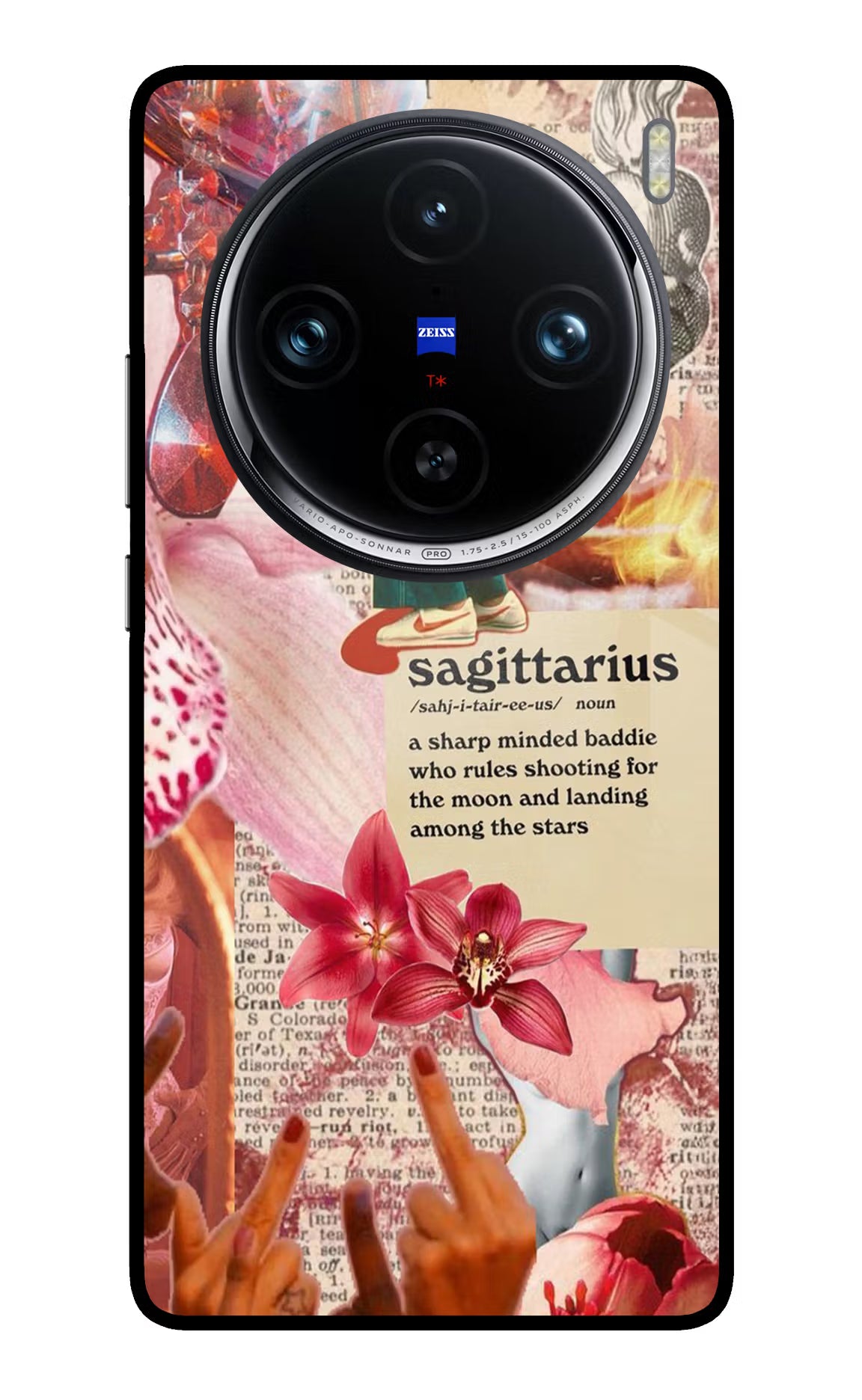 Sagittarius Zodiac Vivo X100 Pro Glass Case