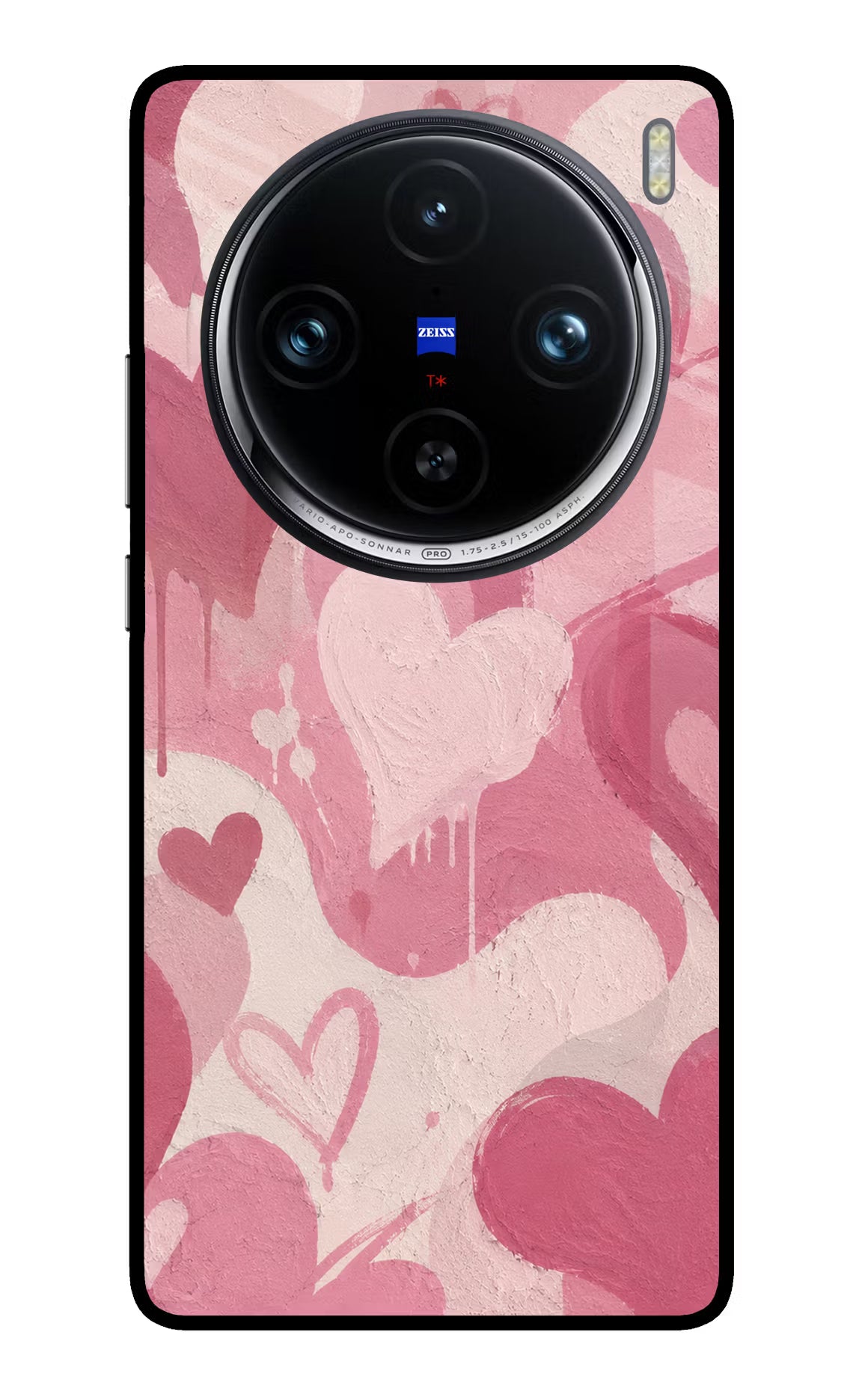 Hearty case Vivo X100 Pro Glass Case Back Cover by Casekaro
